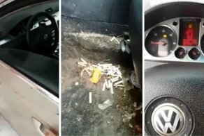 Девушка пригнала свой Фольксваген на химчистку салона