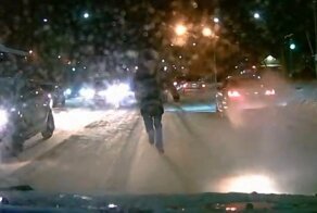 Наезд на пешехода и безуспешная попытка скрыться с места ДТП