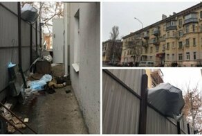 Падение рабочего с крыши здания в Саратове