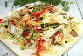 Новый салат из пекинской капусты
