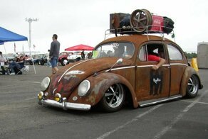 Модная ржавчина: Volkswagen Beetle Rat Look