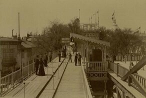 Движущийся электрический тротуар Всемирной выставки 1900 года