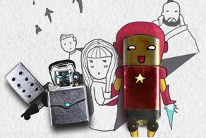 Художник воссоздает постеры Marvel из подручных предметов