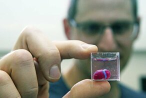 Израильские ученые первыми в мире с помощью 3D-принтера создали "живое" сердце !!!