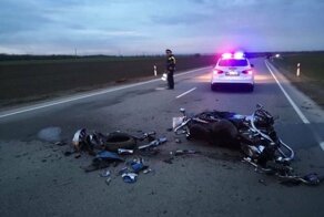 Мотоциклиста разорвало на части в Ростовской области