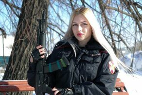 Первые красавицы Росгвардии впечатлили британцев