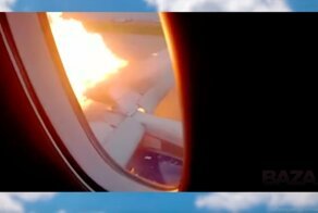 "Помогите кто-нибудь!": в Сети появилось видео из горящего Суперджета