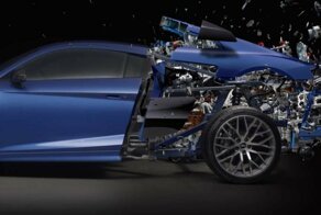 Дезинтеграция Audi R8 от фотографа Фабиана Офнера