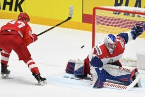 Российские хоккеисты разгромили чехов на чемпионате мира