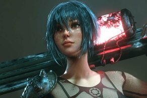 "В темное тысячелетие": футуристичные 3D-красотки от Дилана Ковальски