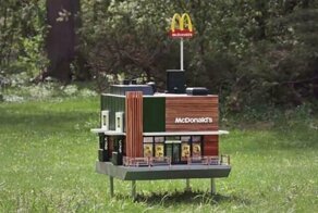McDonald's открыли миниатюрный ресторан для пчёл