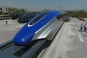 В Китае разработан прототип поезда, развивающего скорость до 600 км/ч