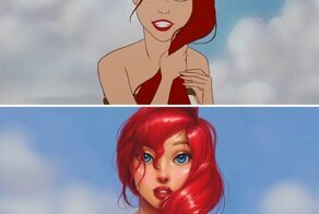 Как будут выглядеть диснеевские принцессы, если изобразить их более реалистично?