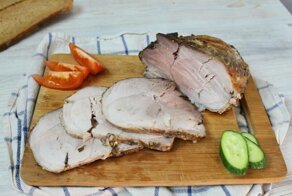 Домашняя буженина из свиного окорока