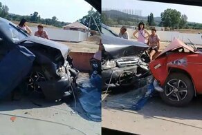 Авария дня. В Крыму "лоб в лоб" столкнулись две легковушки