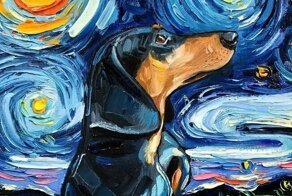Художница навешала на Ван Гога собак