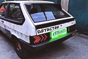 VAZ- 2108 в стиле Cyberpunk из Екатеринбурга