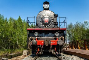 Ретро-поезд в Рускеалу и сортавальская "Ласточка"