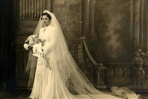 Чем длиннее, тем элегантней: невесты 1930-х годов в свадебных образах