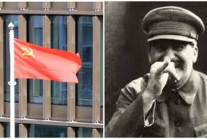 Призрак коммунизма: в Швеции над зданием муниципалитета подняли флаг СССР