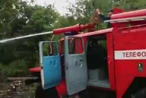Пожарная машина потушила сама себя