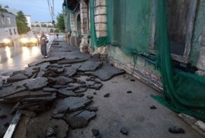 Вчера в Ельце (Липецкая обл.) прошел легкий летний дождь