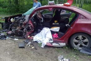Авария дня. Водитель уснул за рулем на трассе под Новосибирском