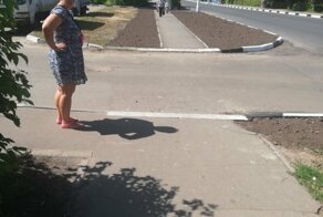 После ремонта тротуары в Ногинске стали в два раза уже