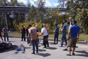 ДТП в Стерлитамаке: женщина на мотоцикле врезалась в фуру
