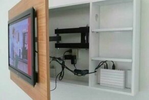 15 прикольных приемов, как спрятать телевизор в интерьере, чтобы не мешались провода