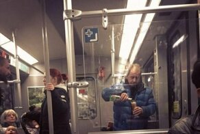 Чего только не увидишь в метро