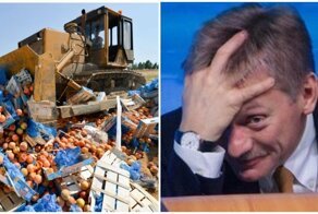 Песков объяснил, почему уничтожают санкционные продукты