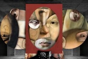 Причудливые коллажи из шедевров живописи