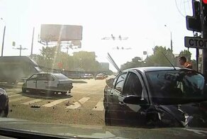 Уверенно на красный свет: серьезное столкновение в Краснодаре
