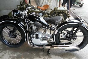 Реставрация немецкого мотоцикла BMW R35 1941 года