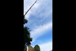 В Польше экстремал повредил себе шею, сорвавшись с «тарзанки»