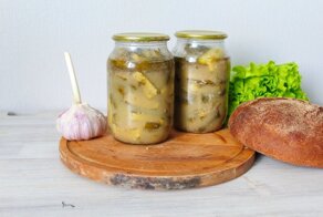 Салат из огурцов с горчицей на зиму