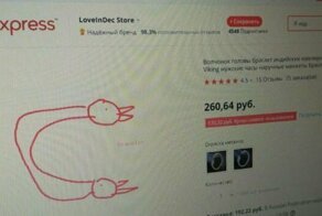 Продавец на Aliexpress вместо фото товаров показывает их рисунки
