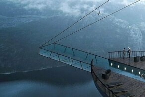 Туристов приглашают в отель над пропастью