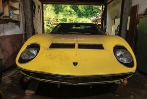 Раритетный Lamborghini Miura, пылившийся в лесном сарайчике, собираются пустить с молотка