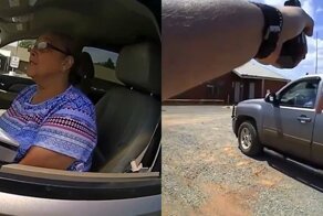 Буйная старушка отказалась платить штраф и хотела скрыться. Утихомирить её удалось только электрошокером