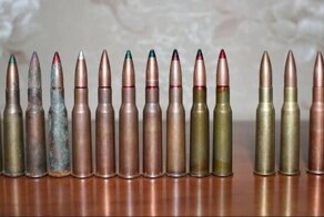 Винтовочный патрон 7,62х54R. в разрезе