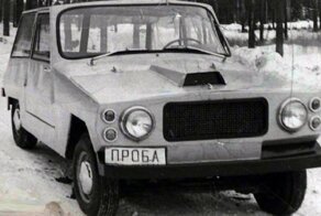 Самодельный автомобиль Л-4 1976 года выпуска на агрегатах "Москвича"