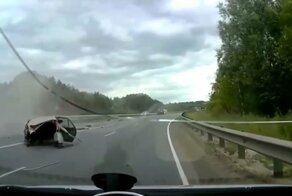 Авария дня. Под Нижним Новгородом «Волгу» разорвало пополам