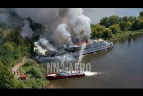 Пожар на теплоходе «Святая Русь»