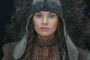 Образ царицы Томирис со съемок казахского сериала, в роли Томирис актриса из Астаны - Альмира Турсын