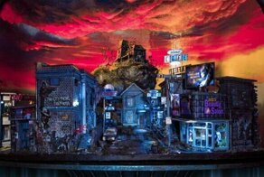 Впечатляющая диорама города из романа Стивена Кинга "Жребий"