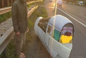 Вот такое ездит не первый год по дорогам Великобритании