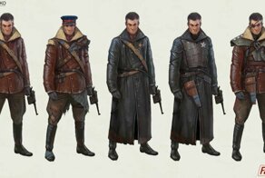 Персонажи Fallout в советском стиле