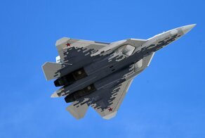 Захватывающее видео: Су-57 исполняет «плоский штопор»
